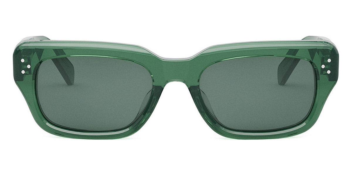 Celine® CL40267U CEL CL40267U 96N 54 - Shiny Transparent Green / Green Sunglasses