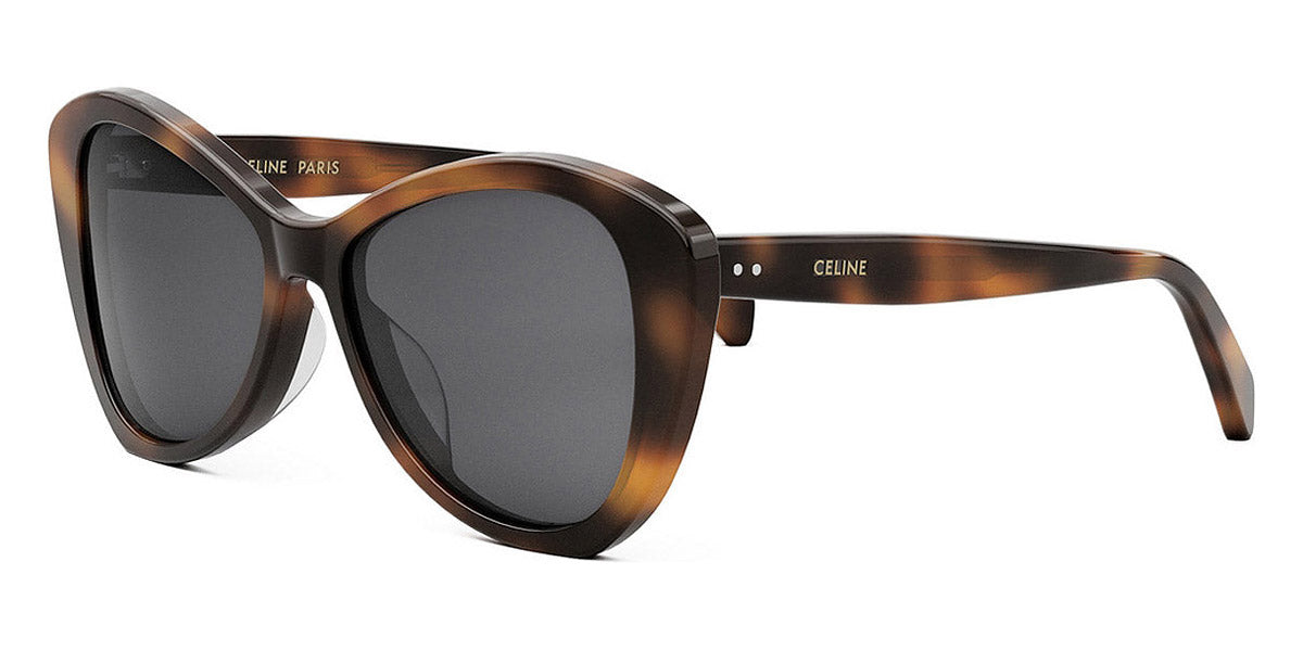 Celine® CL40270U CEL CL40270U 53A 55 - Shiny Classic Havana / Smoke Sunglasses