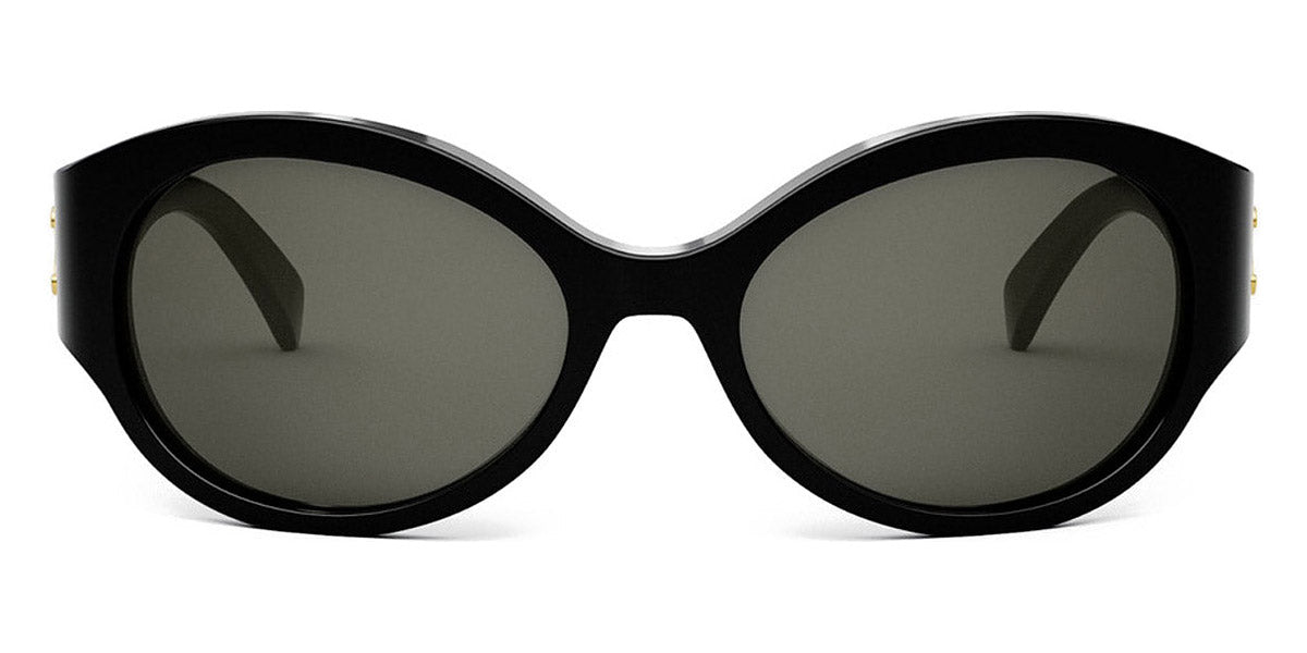 Celine® CL40271I CEL CL40271I 01A 62 - Shiny Black / Smoke Sunglasses