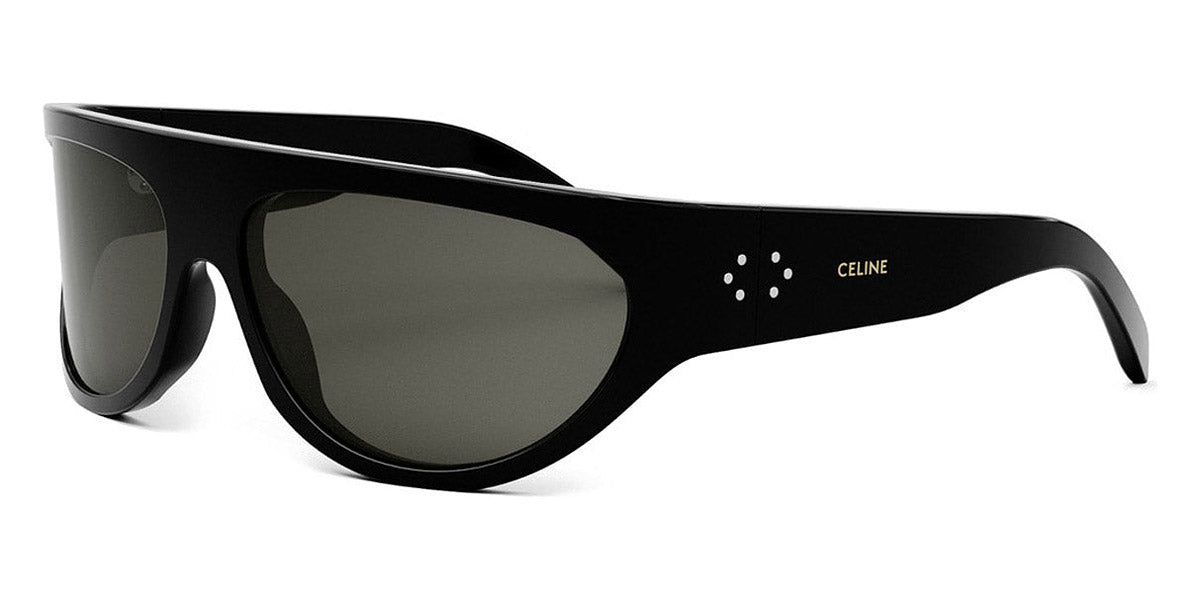 Celine® CL40272I CEL CL40272I 01A 64 - Shiny Black / Smoke Sunglasses