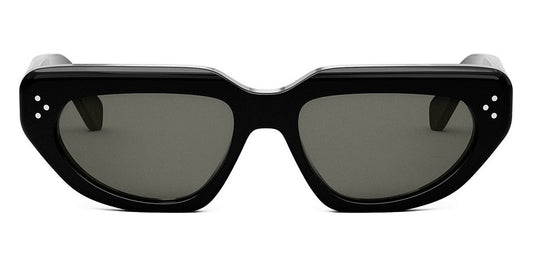 Celine® CL40273U CEL CL40273U 01A 54 - Shiny Black / Smoke Sunglasses