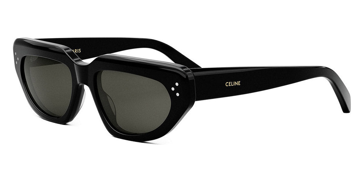 Celine® CL40273U CEL CL40273U 01A 54 - Shiny Black / Smoke Sunglasses