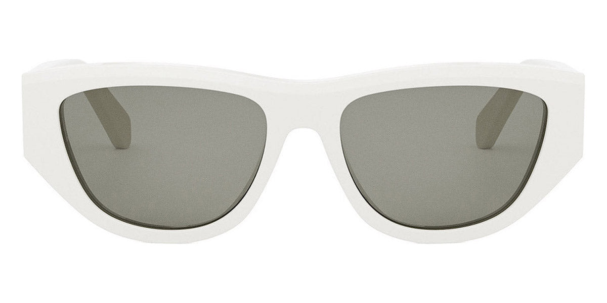 Celine® CL40278U CEL CL40278U 25A 55 - Shiny Ivory / Smoke Sunglasses