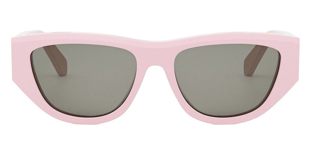 Celine® CL40278U CEL CL40278U 72A 55 - Shiny Light Pink / Smoke Sunglasses