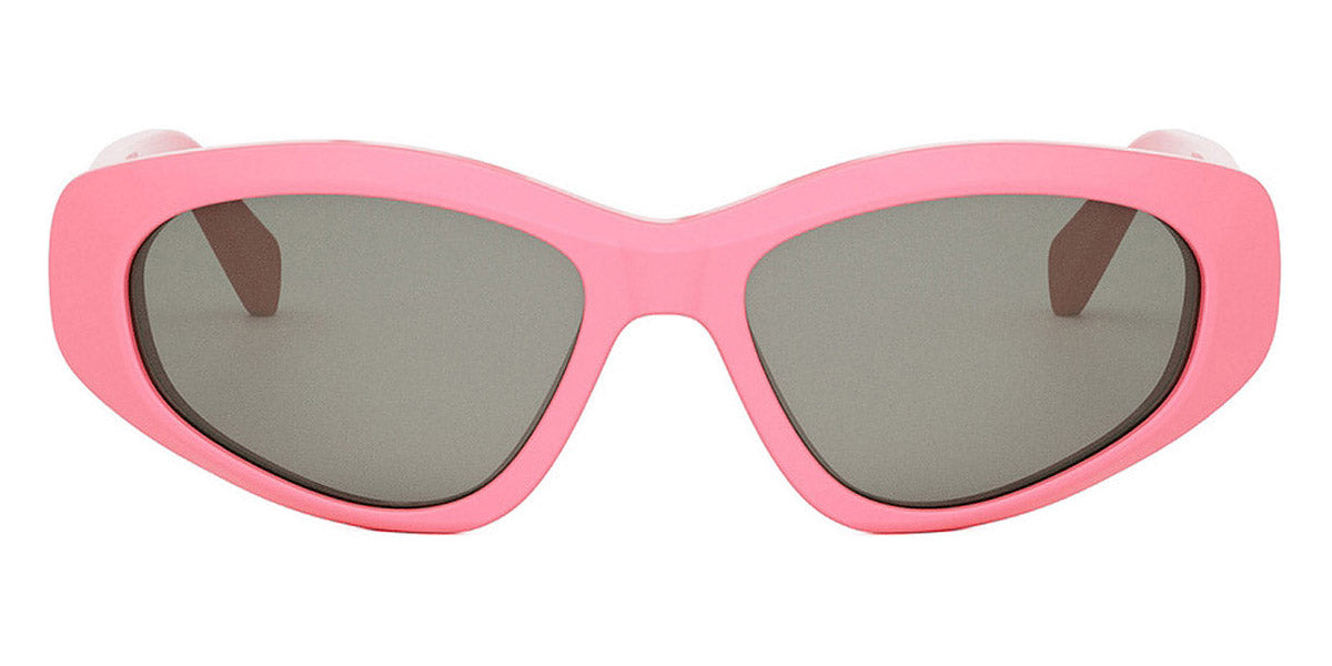 Celine® CL40279U CEL CL40279U 75A 57 - Shiny Light Pink / Smoke Sunglasses