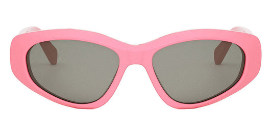 Celine® CL40279U CEL CL40279U 75A 57 - Shiny Light Pink / Smoke Sunglasses