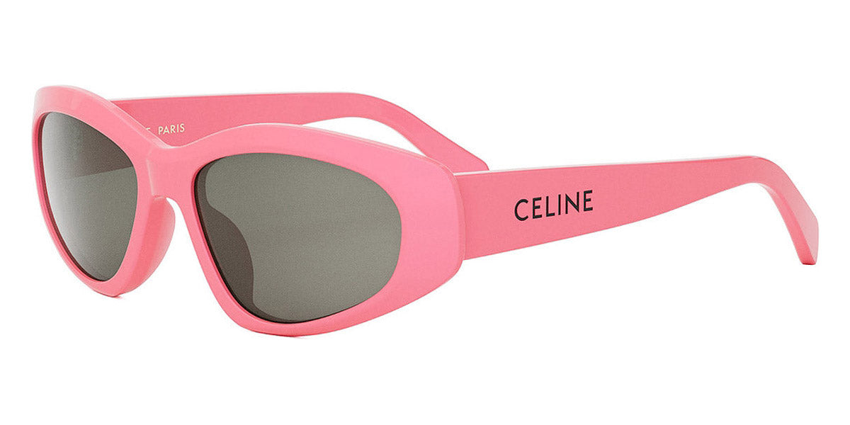 Celine® CL40279U CEL CL40279U 75A 57 - Shiny Light Pink / Smoke Sunglasses