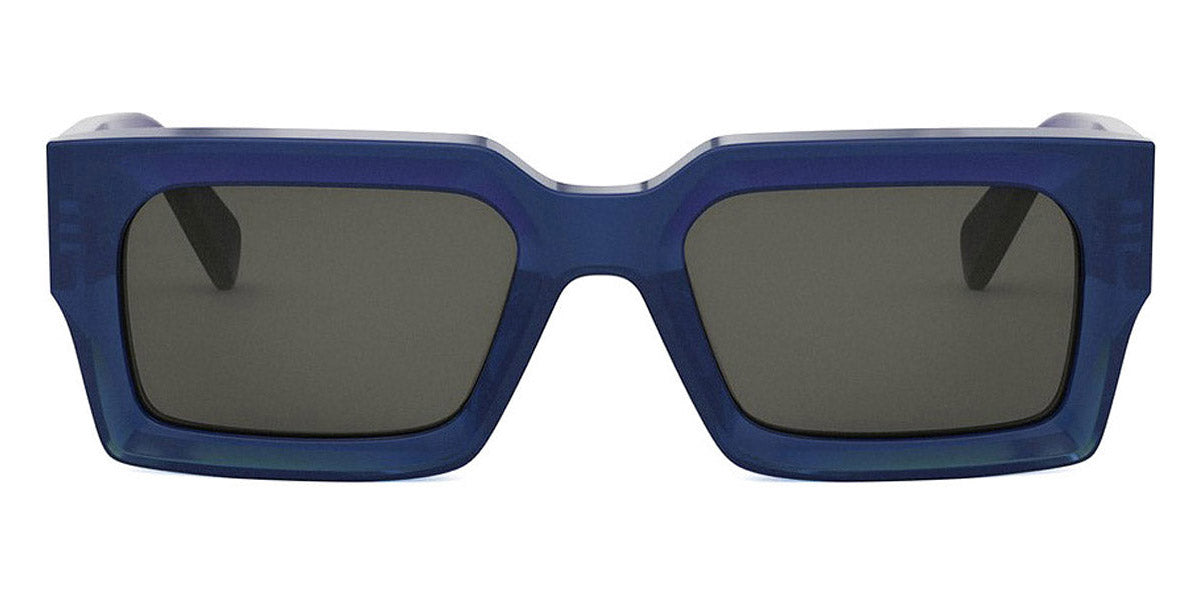 Celine® CL40280U CEL CL40280U 90A 54 - 90A Shiny Blue / Smoke Sunglasses