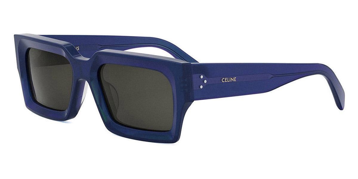 Celine® CL40280U CEL CL40280U 90A 54 - 90A Shiny Blue / Smoke Sunglasses