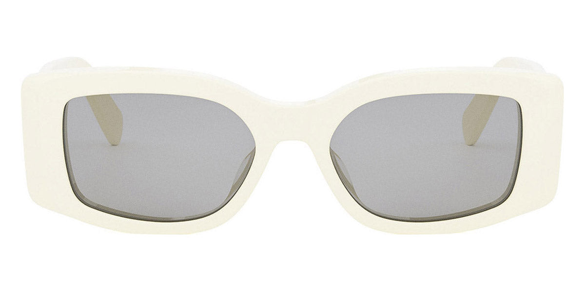 Celine® CL40282U CEL CL40282U 25A 53 - Shiny Ivory / Smoke Sunglasses