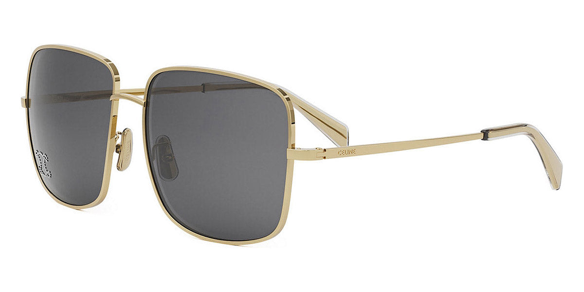 Celine® CL40284U CEL CL40284U 30A 59 - Shiny Endura Gold / Smoke Sunglasses