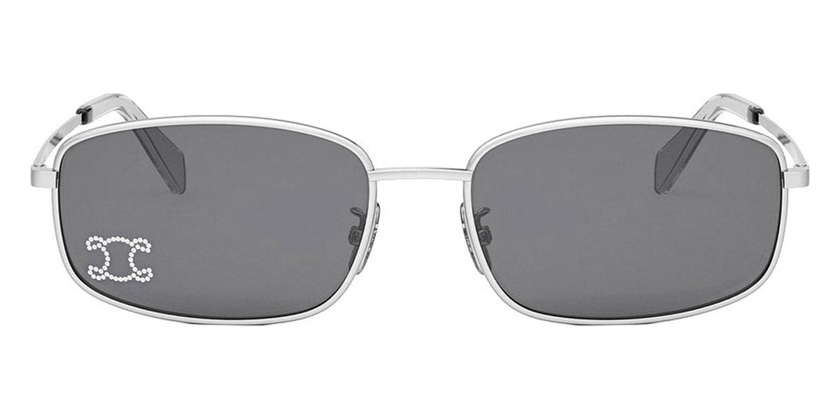 Celine® CL40285U CEL CL40285U 16a 60 - Shiny Palladium / Lenses Smoke Organic Sunglasses