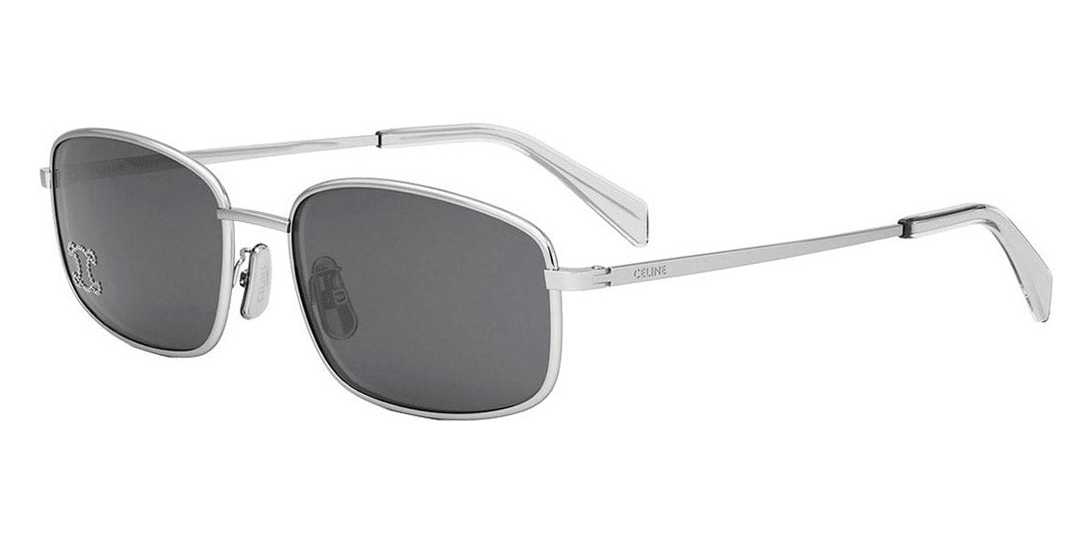 Celine® CL40285U CEL CL40285U 16a 60 - Shiny Palladium / Lenses Smoke Organic Sunglasses