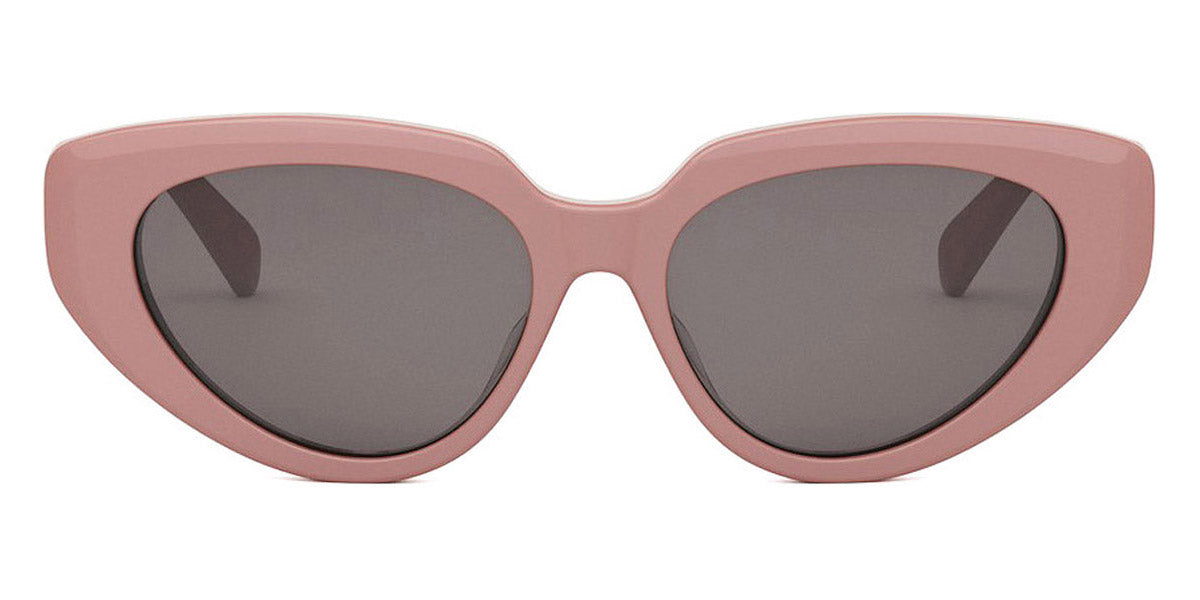 Celine® CL40286F CEL CL40286F 72a 54 - Shiny Light Pink / Lenses Smoke Organic Sunglasses