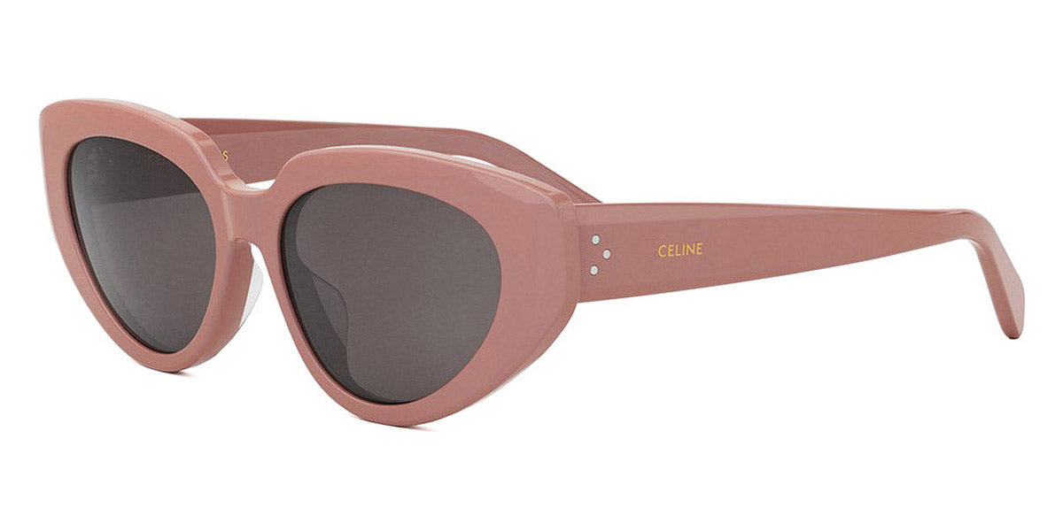 Celine® CL40286F CEL CL40286F 72a 54 - Shiny Light Pink / Lenses Smoke Organic Sunglasses