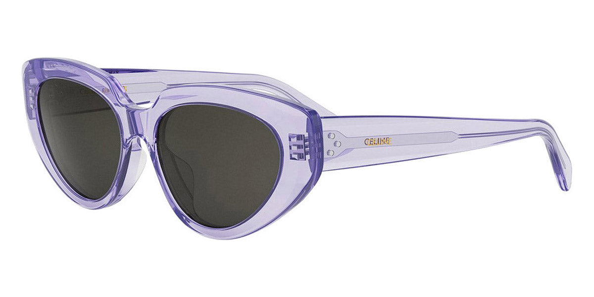 Celine® CL40286F CEL CL40286F 78a 54 - Shiny Lilac / Lenses Smoke Organic Sunglasses