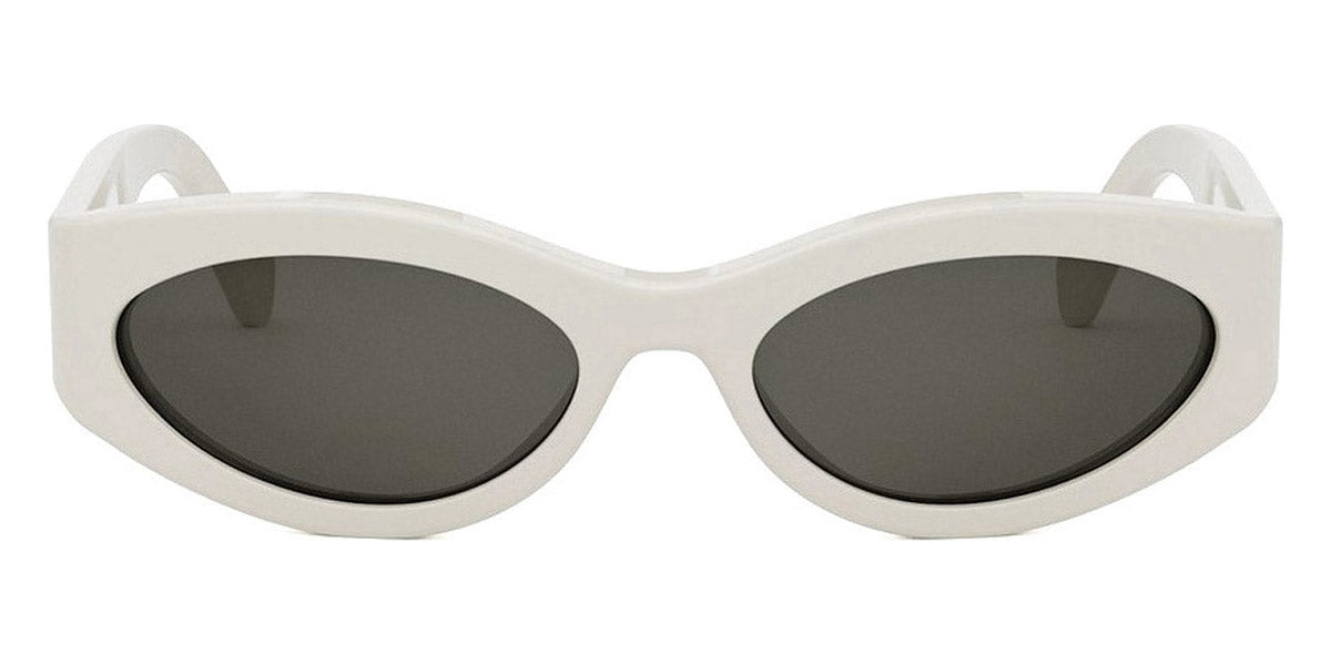 Celine® CL40288I CEL CL40288I 25a 56 - Shiny Ivory / Lenses Smoke Organic Sunglasses