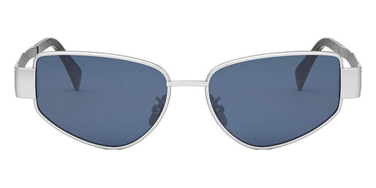 Celine® CL40293U CEL CL40293U 16V 55 - 16V Shiny Palladium / Blue Sunglasses