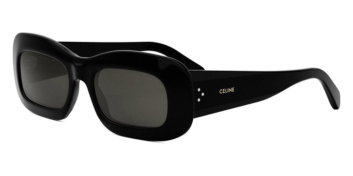 Celine® CL40294I CEL CL40294I 01A 53 - 01A Shiny Black / Smoke Sunglasses