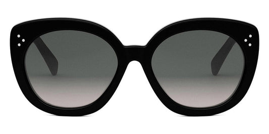 Celine® CL40295F CEL CL40295F 01F 57 - 01F Shiny Black / Gradient Brown Sunglasses