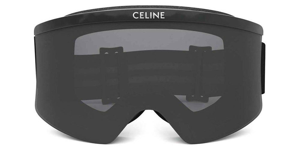 Celine® Cl40302U CEL CL40302U 01A 00 - 01A Shiny Black / Grey Sunglasses