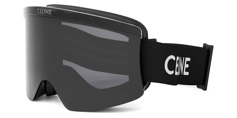 Celine® Cl40302U CEL CL40302U 01A 00 - 01A Shiny Black / Grey Sunglasses