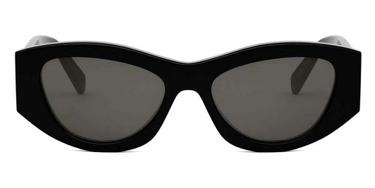 Celine® Cl40308U CEL CL40308U 01A 55 - 01A Shiny Black / Grey Sunglasses