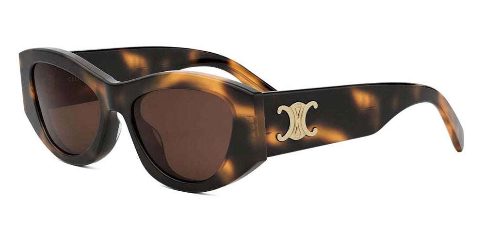 Celine® Cl40308U CEL CL40308U 53E 55 - 53E Shiny Havana / Brown Gradient Sunglasses