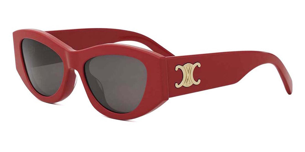 Celine® Cl40308U CEL CL40308U 66A 55 - 66A Shiny Red / Grey Sunglasses