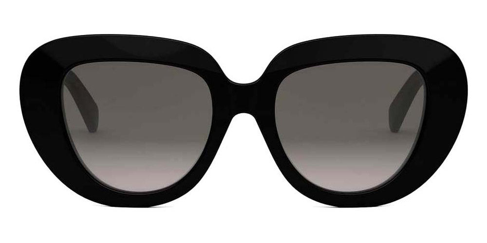 Celine® Cl40309F CEL CL40309F 01B 52 - 01B Shiny Black / Grey Gradient Sunglasses