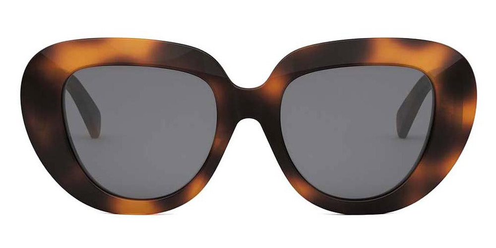 Celine® Cl40309F CEL CL40309F 53A 52 - 53A Shiny Havana / Grey Sunglasses