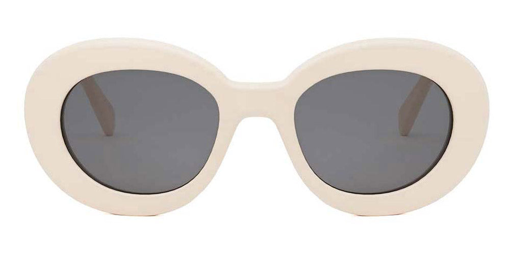 Celine® Cl40312U CEL CL40312U 25A 53 - 25A Shiny White / Grey Sunglasses