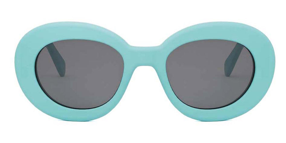 Celine® Cl40312U CEL CL40312U 84A 53 - 84A Shiny Blue / Grey Sunglasses