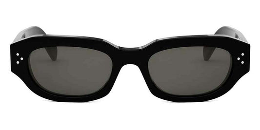 Celine® Cl40314I CEL CL40314I 01A 54 - 01A Shiny Black / Grey Sunglasses