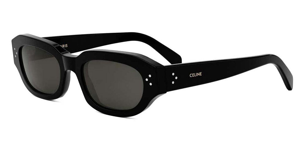 Celine® Cl40314I CEL CL40314I 01A 54 - 01A Shiny Black / Grey Sunglasses