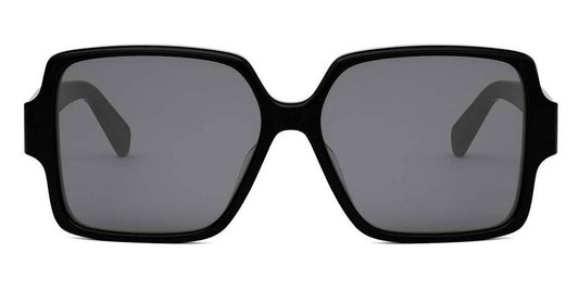 Celine® Cl40316U CEL CL40316U 01A 60 - 01A Shiny Black / Grey Sunglasses