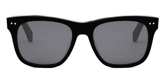 Celine® Cl40322U CEL CL40322U 01A 54 - 01A Shiny Black / Grey Sunglasses