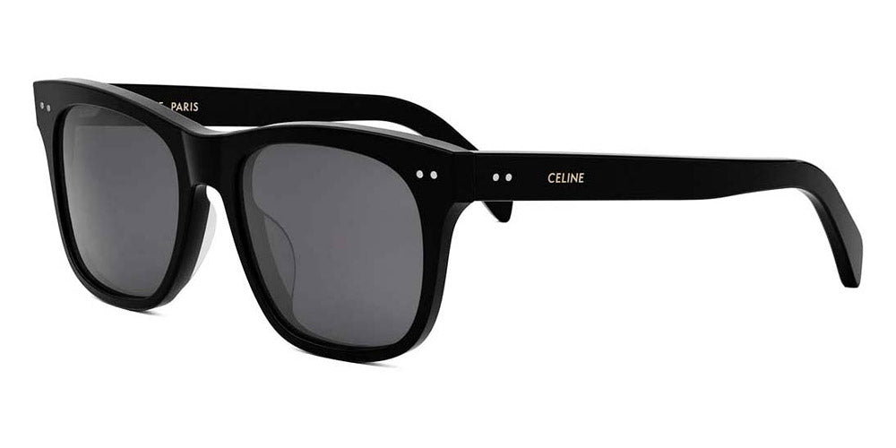 Celine® Cl40322U CEL CL40322U 01A 54 - 01A Shiny Black / Grey Sunglasses