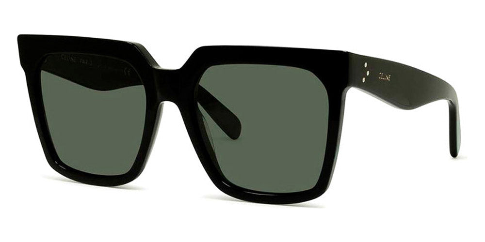 Celine® CL4055IN CEL CL4055IN 01A 55 - Shiny Black / Smoke Polarized Sunglasses