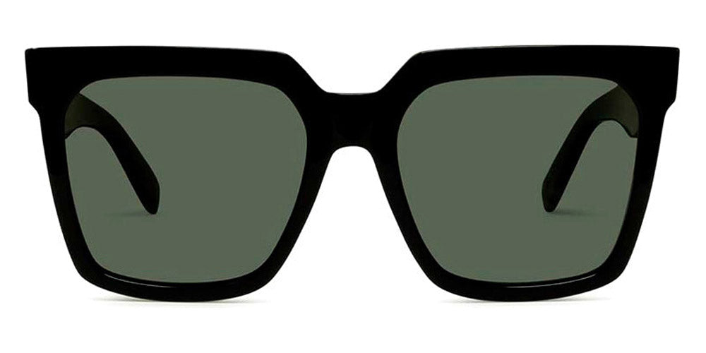 Celine® CL4055IN CEL CL4055IN 01A 55 - Shiny Black / Smoke Polarized Sunglasses