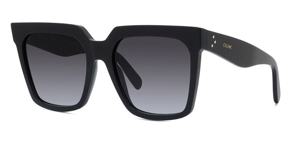 Celine® CL4055IN CEL CL4055IN 01B 55 - Shiny Black / Smoke Sunglasses