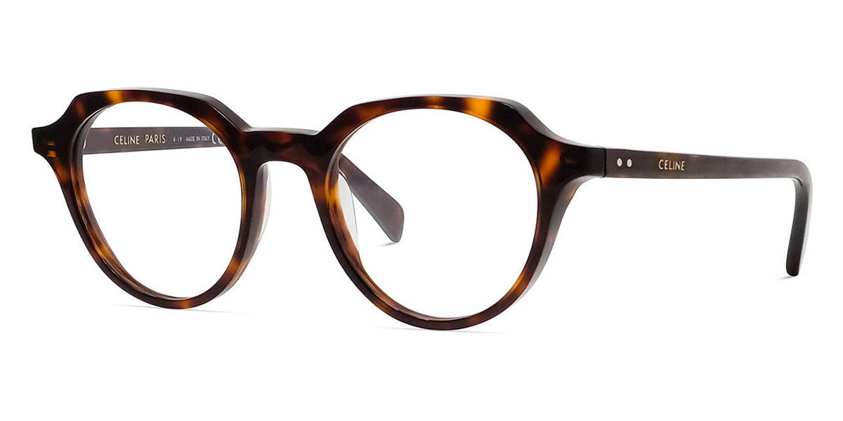 Celine® CL50062I CEL CL50062I 052 49 - Shiny Dark Havana Eyeglasses