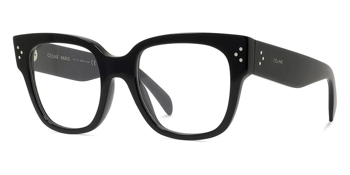 Celine® CL50066I CEL CL50066I 001 53 - Shiny Black Eyeglasses