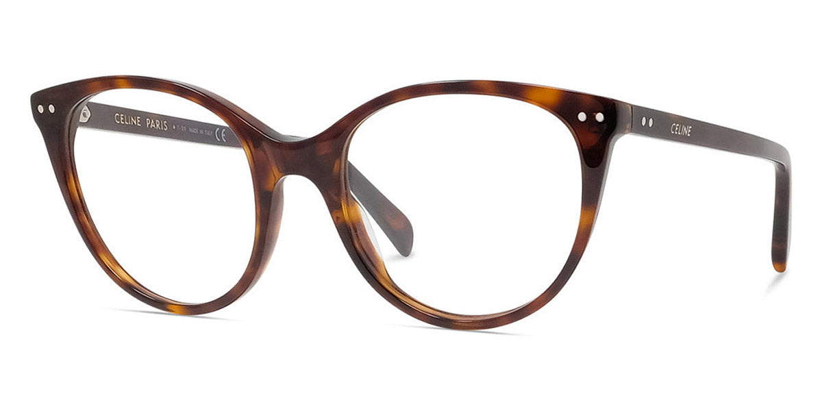 Celine® CL50068I CEL CL50068I 052 52 - Shiny Dark Havana Eyeglasses