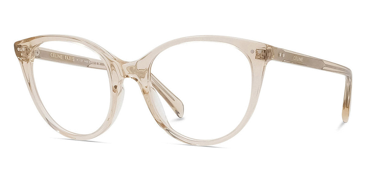 Celine® CL50068I CEL CL50068I 057 52 - Shiny Transparent Khaki Eyeglasses