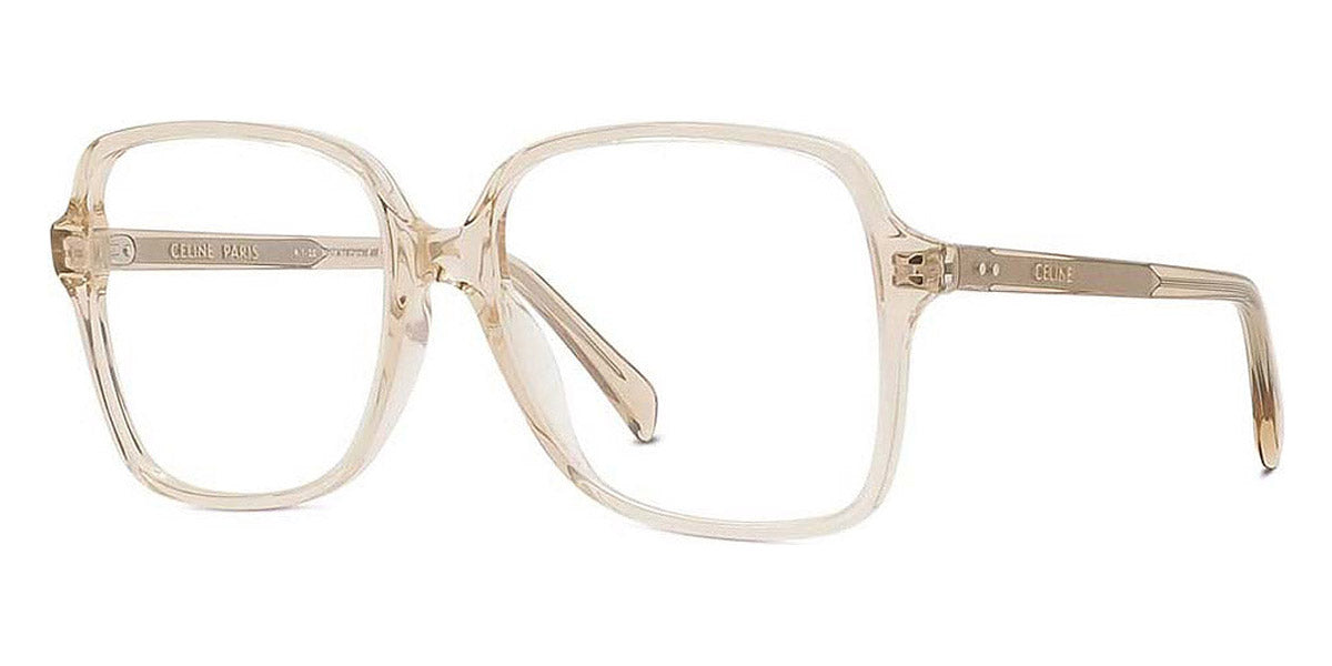 Celine® CL50088I CEL CL50088I 057 55 - Shiny Transparent Champagne Eyeglasses