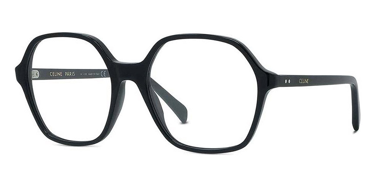 Celine® CL50089I CEL CL50089I 001 54 - Shiny Black Eyeglasses