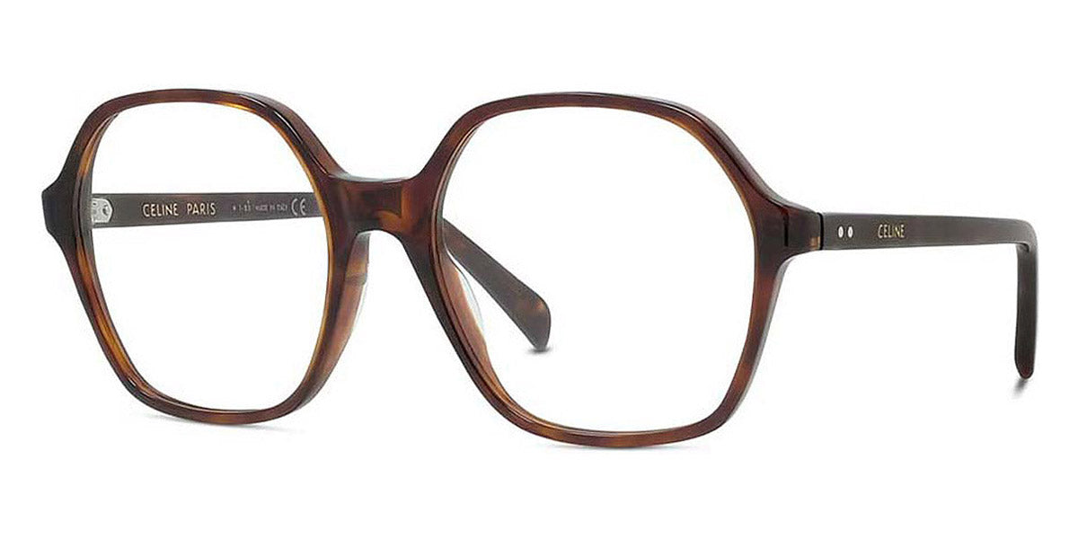 Celine® CL50089I CEL CL50089I 054 54 - Shiny Dark Havana Eyeglasses