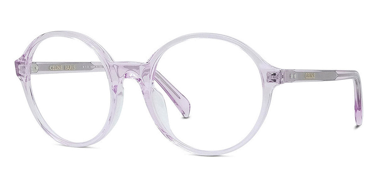 Celine® CL50092I CEL CL50092I 078 53 - Shiny Transparent Lilac Eyeglasses