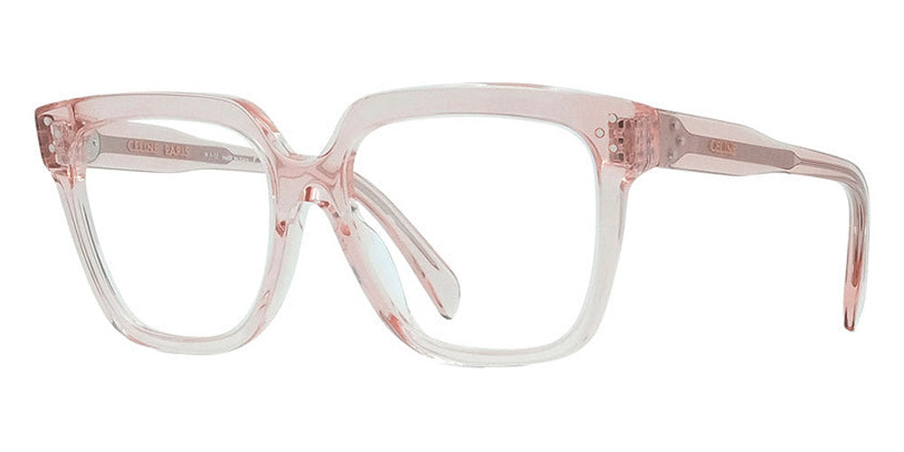 Celine® CL50094I CEL CL50094I 072 55 - Shiny Transparent Pink Eyeglasses